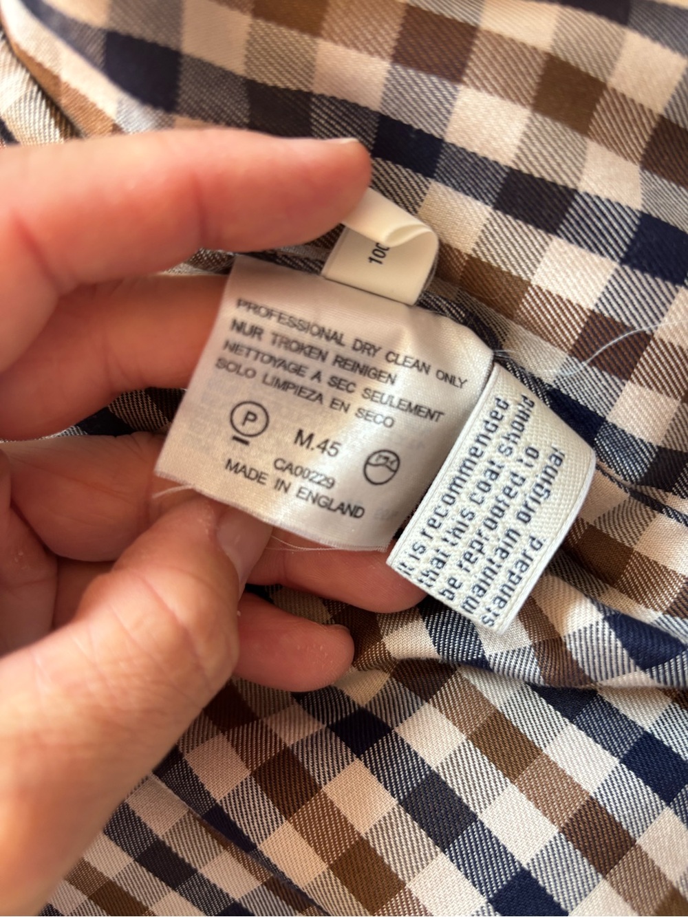 Vintage Aquascutum of London - Made in England Trench Coat - Picture 8 of 11